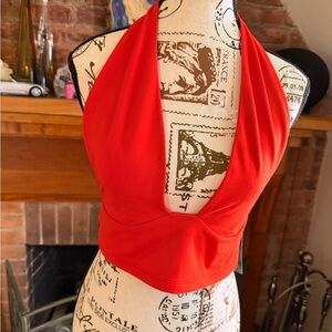 Target Red Halter Top